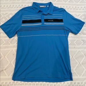 Travis Mathew L Blue Polo Shirt